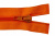 Спиральная молния Т5 849, 75 см, автомат, цвет оранжевый - купить в Ярославле. Цена: 16.28 руб.