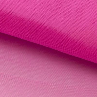 Фатин матовый 16-31, 12 гр/м2, шир.300см, цвет барби розовый - купить в Ярославле. Цена 101.95 руб.