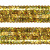 Тесьма с пайетками D16, шир. 20 мм/уп. 25+/-1 м, цвет золото - купить в Ярославле. Цена: 778.19 руб.