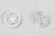 Кнопки пришивные пластиковые 11,5 мм, блистер 24шт, цв.-прозрачные - купить в Ярославле. Цена: 59.44 руб.