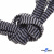 Шнурки #107-07, плоские 130 см, двухцветные цв.серый/чёрный - купить в Ярославле. Цена: 23.03 руб.
